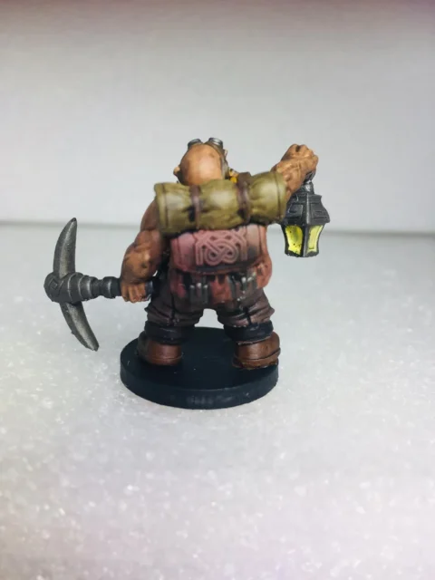 Alternative view of Rufus Breakrock — Clan Oakentap Dwarf Miniature