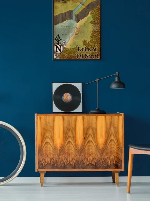 Ruins Of Tal Noreth Fantasy Canvas Artwork from Elven Tower Cartography