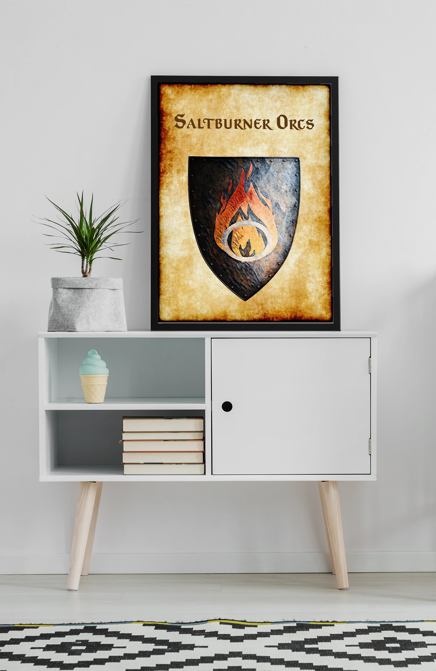 Saltburner Orcs Fine Art Canvas from Anna Meyer - Image 3