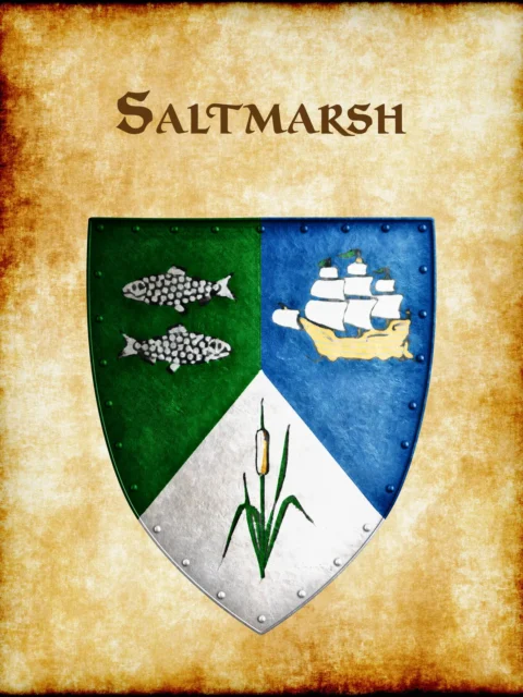 Alternative view of Saltmarsh Canvas Wall Art from Anna Meyer