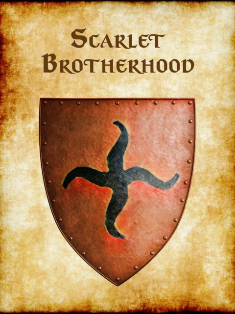 Alternative view of Scarlet Brotherhood Canvas Print from Anna Meyer