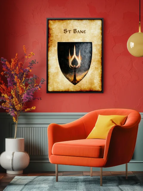 St Bane Canvas Art Print from Anna Meyer