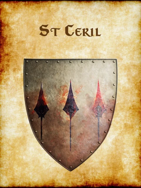 Alternative view of St Ceril Fantasy Art Print from Anna Meyer