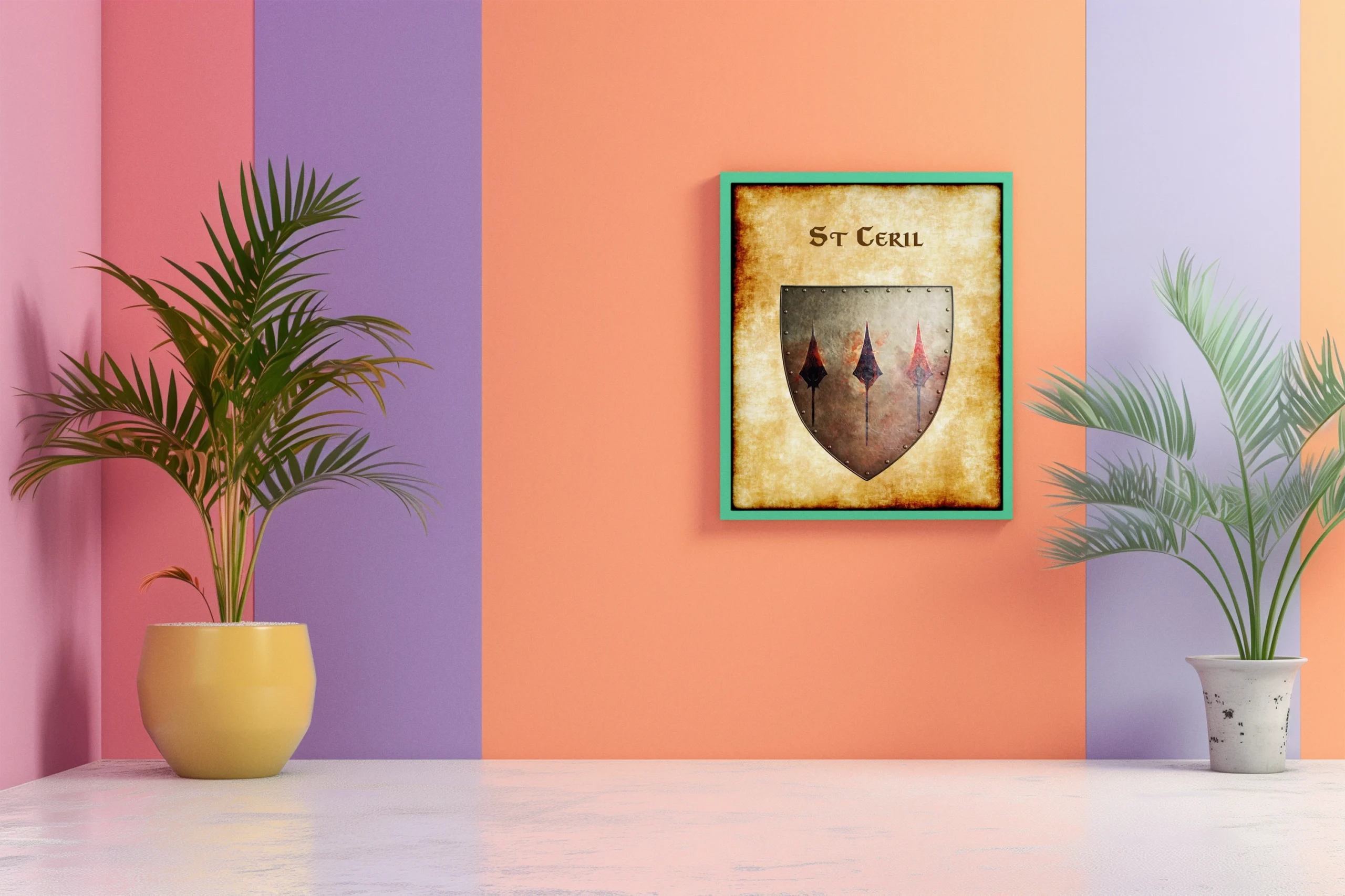 St Ceril Fine Art Canvas from Anna Meyer - Image 4