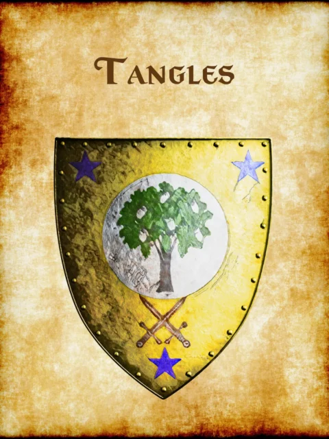 Alternative view of Tangles Fine Art Canvas from Anna Meyer