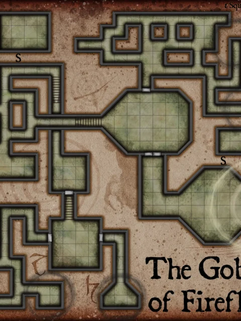 Alternative view of The Goblet Of Fireflies Canvas Wall Art from Elven Tower Cartography