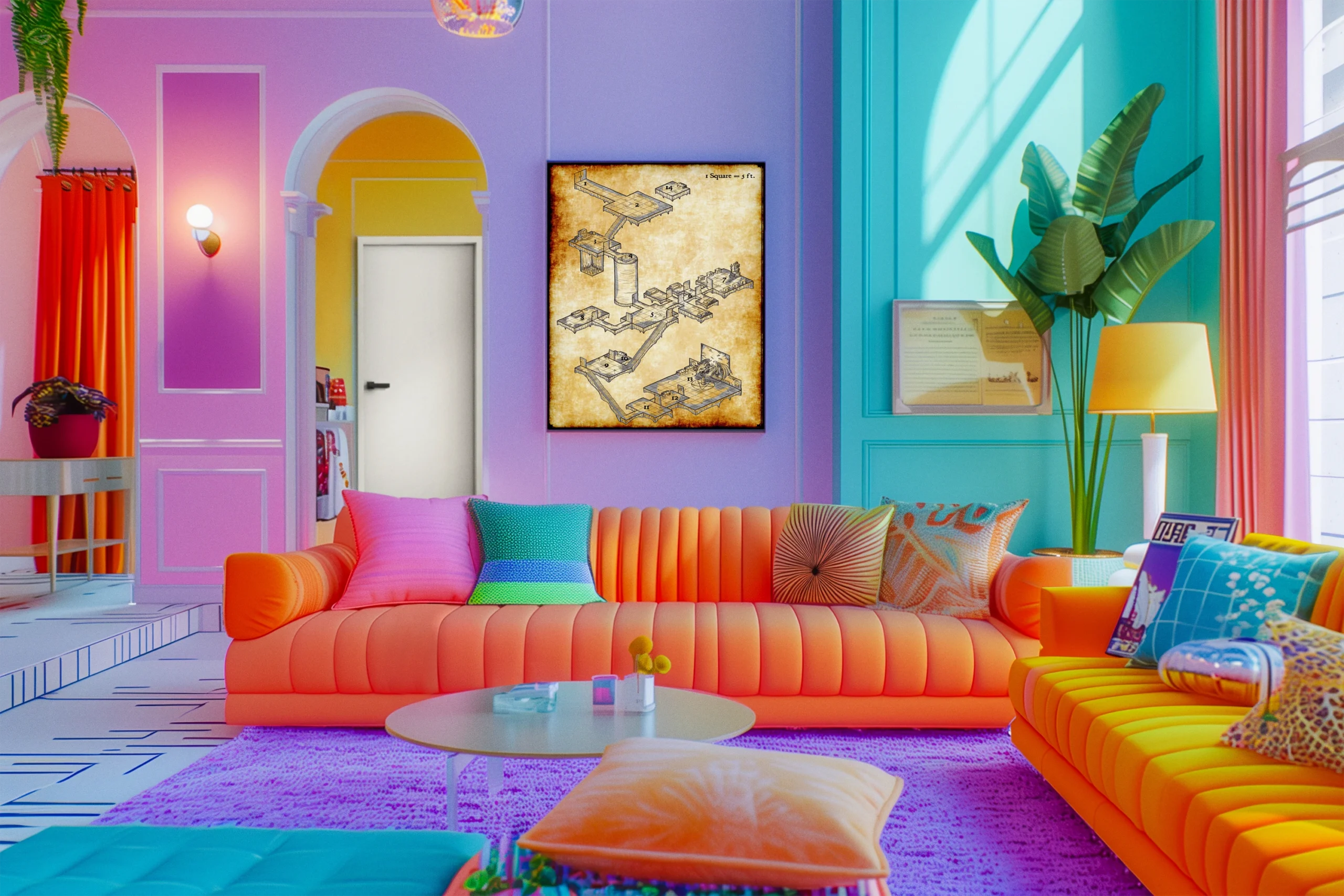 The Lost Orb Fantasy Canvas Print from Elven Tower Cartography - Image 5