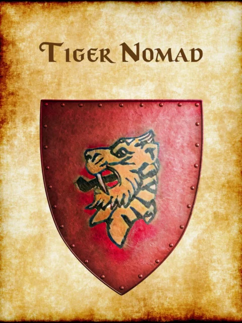 Alternative view of Tiger Nomad Fantasy Canvas Print from Anna Meyer