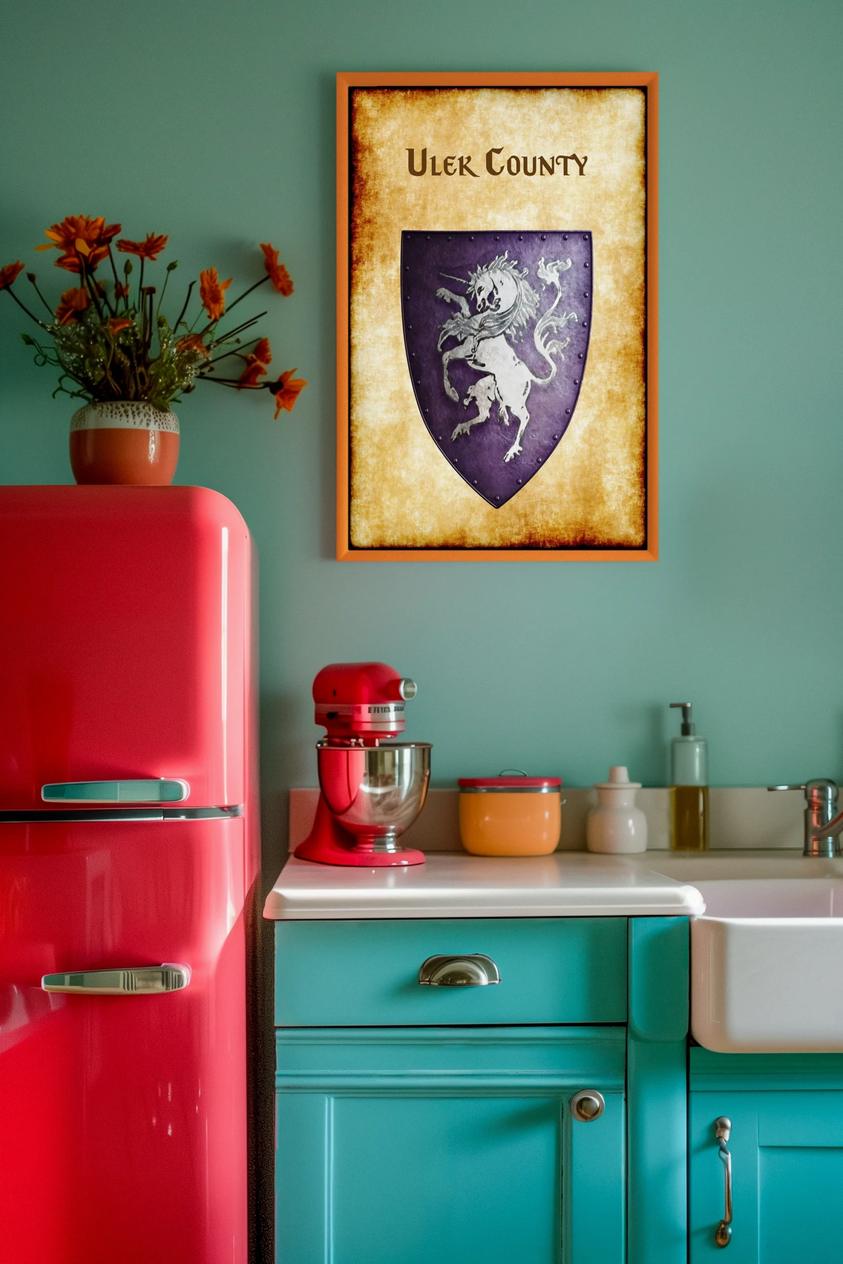 Ulek County Fantasy Canvas Print from Anna Meyer