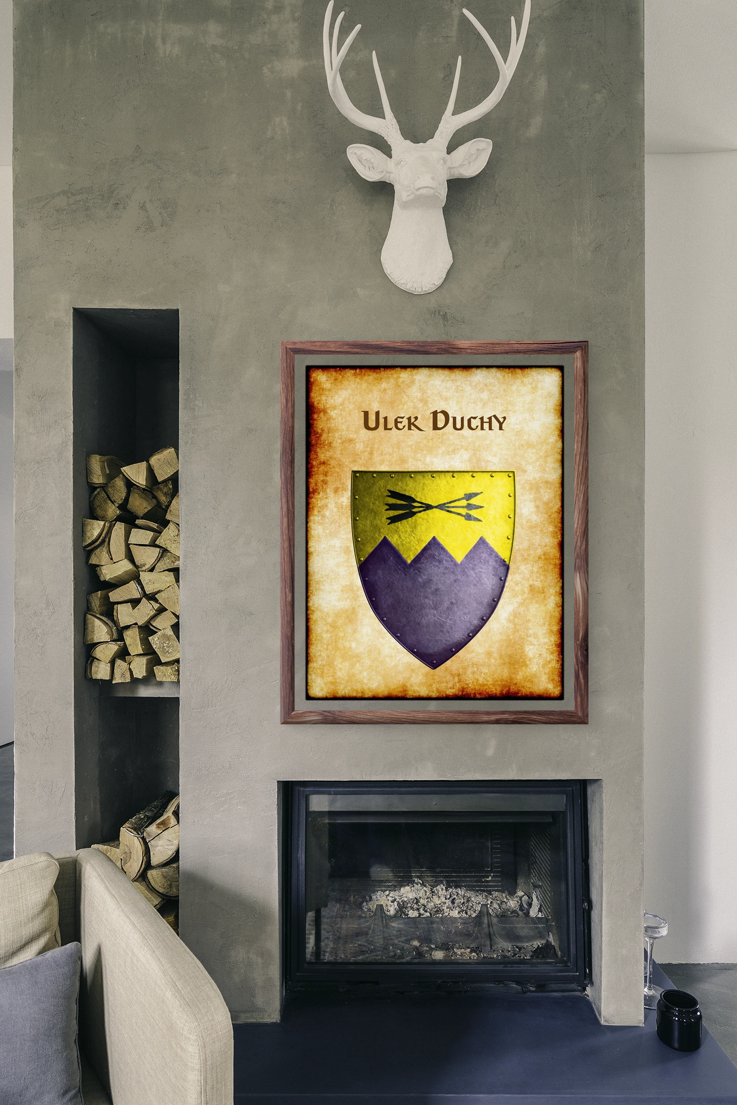 Ulek Duchy Canvas Art Print from Anna Meyer - Image 4