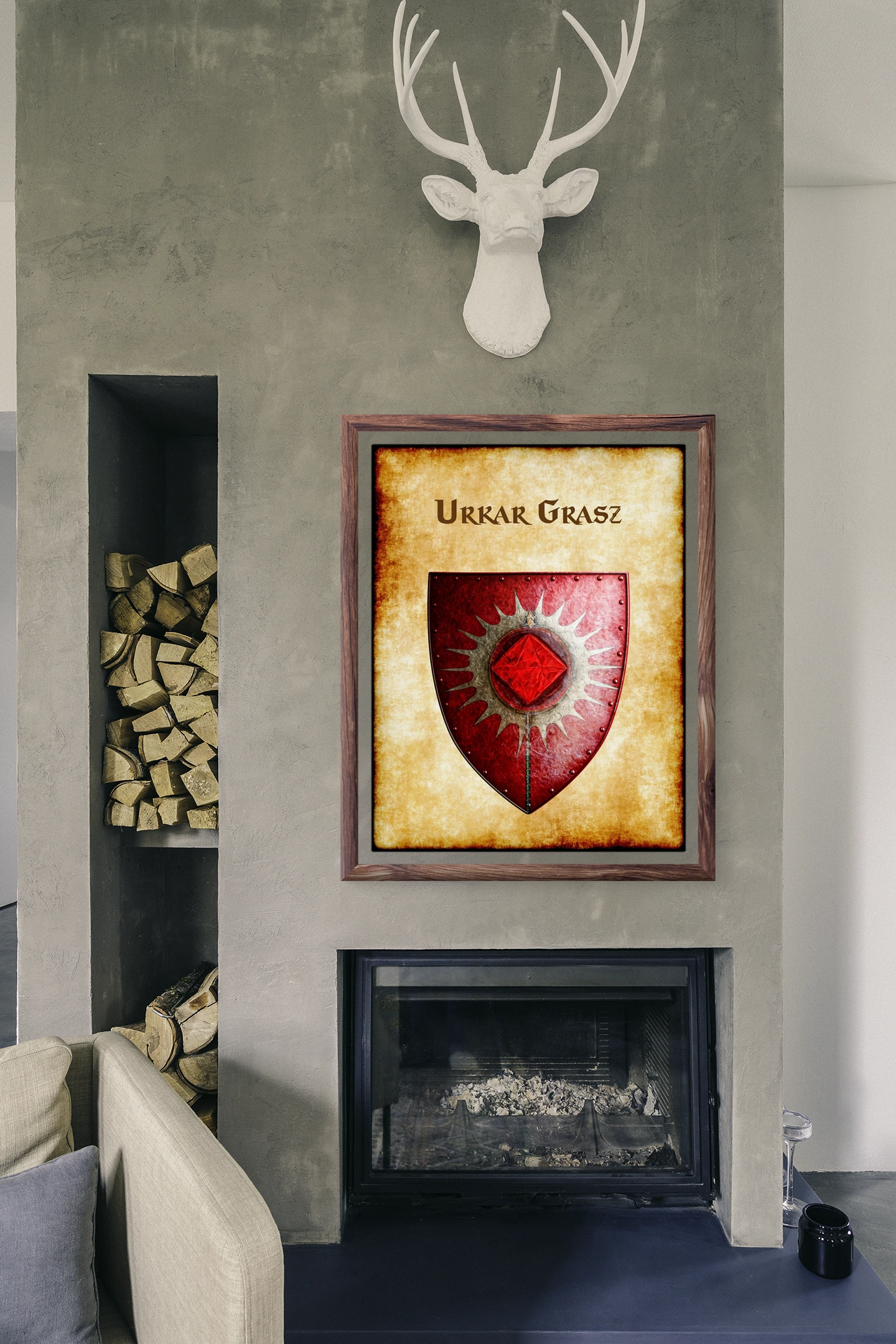 Urkar Grasz Canvas Art Print from Anna Meyer - Image 3